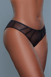 Women’s 2228B Sabrina Mesh Panel Bikini Panty | Zarnesh