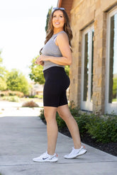 The Bree - Black Biker Shorts | Zarnesh
