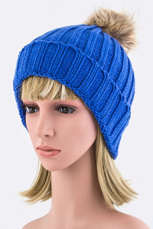 Women PomPom Fashion Beanie | Zarnesh