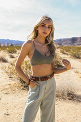 Women Crescent Moon Dream Catcher Bralette Zarnesh