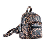 Travel Smal Leopard Print PU Backpack| Zarnesh