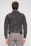 Men's Classic Denim Jacket - Black | Zarnesh