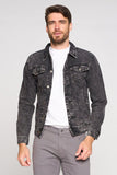 Men's Classic Denim Jacket - Black | Zarnesh