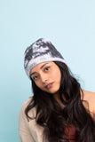 Women Tie Dye Cable Knit Beanie | Zarnesh