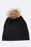 Women’s Faux Fur Cotton Slouchy Beanie | Zarnesh - Zarnesh
