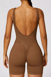 Women Seamless Cut Out Tight Supportive Fitting Yoga Jumpsuit Zarnesh