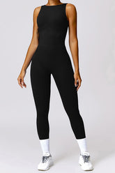 Women Hip Lifting Long Legging Skinny Yoga Jumpsuits One Piece | Zarnesh