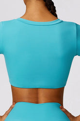 Women High Strength Tight Yoga Quick Drying One Piece Tops Zarnesh