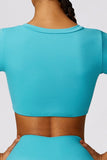 Women High Strength Tight Yoga Quick Drying One Piece Tops Zarnesh