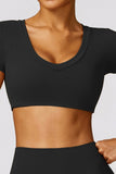 Women High Strength Tight Yoga Quick Drying One Piece Tops Zarnesh