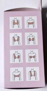 Women Plus Size Body Tape with Silicone Nipple Cover zarnesh