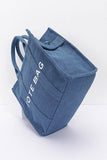 Women Denim Convertible Small Tote Bag | Zarnesh