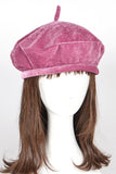Women Velour Fashion Beret | Zarnesh