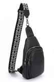 Women Guitar Strap Iconic Faux Leather Sling Bag | Zarnesh
