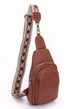 Women Guitar Strap Iconic Faux Leather Sling Bag | Zarnesh