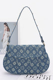 Women LA Jacquard Denim Fashion Shoulder Bag | Zarnesh