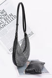 Women Rhinestone Mesh Iconic Shoulder Bag Set | Zarnesh