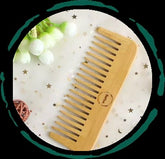 All-Natural Bamboo Wide-Tooth Comb | Zarnesh
