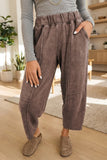 High Waisted Acid Wash Slouchy Sweatpants | Zarnesh