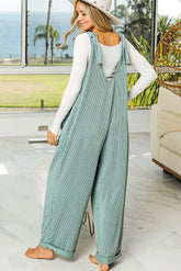 Jade Corded V-Neck Wide Leg Harem Jumpsuit | Zarnesh