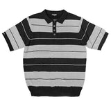 Men Charlie Brown Button Front Short Sleeve Polo Shirt Zarnesh