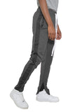 Men Single Stripe Ankle Zipper Track Pants | Zarnesh