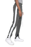 Men Single Stripe Ankle Zipper Track Pants | Zarnesh
