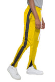 Men Single Stripe Ankle Zipper Track Pants | Zarnesh