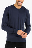 Men Solid Colour Soft to Touch Round Neck Sweater Zarnesh