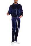 Men Plus Velour Track Jacket and Track Pant Set | Zarnesh