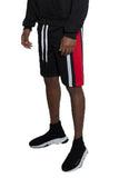 Men Weiv Color Block Stripe Sweat Shorts | Zarnesh