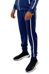 Men’s Athletic Stripe SweatPant Two-Tone Jogger Pants | Zarnesh