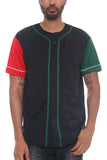 Men Solid Baseball T-Shirt Jersey | Zarnesh