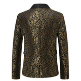 Men’s Blazer Floral Slim Fit Formal Tuxedo Jacket | Zarnesh