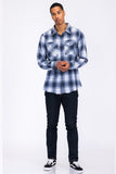 Men's Lumberjack Flannel Plaid Long Sleeve Shirt | Zarnesh