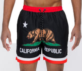Men's California Republic Bear Swim Trunks Swim Shorts | Zarnesh