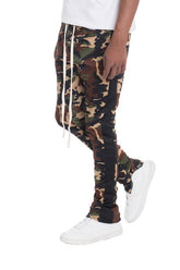 Men’s Camouflage Sweatpants Side Stripes Joggers Pants | Zarnesh