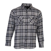 Men’s Casual Plaid Flannel Button-Down Shirt | Zarnesh