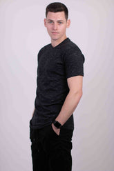 Men's Casual Tee Tri-Blend V-Neck T-Shirt | Zarnesh