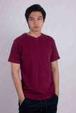 Men's Casual Tee Tri-Blend V-Neck T-Shirt | Zarnesh