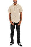 Men’s Chest Pocket Short Sleeve Shirt | Zarnesh