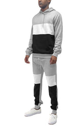 Men Color Block Sweat Set | Zarnesh