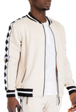 Men’s Diamond Tape Bomber Track Jacket | Zarnesh