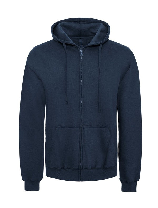Men's Drawstring Fleece Zipper Hoodie | Zarnesh