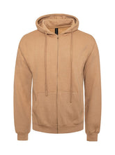 Men's Drawstring Fleece Zipper Hoodie | Zarnesh