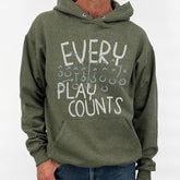 Men's Every Play Counts Football Graphic Hooded Sweatshirt | Zarnesh
