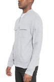 Men’s Fleece Lightweight Cotton Zip Up Weight Jacket | Zarnesh