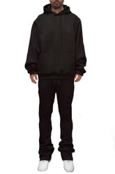 Men's Fleece Stacked Flare Tracksuit Set | Zarnesh