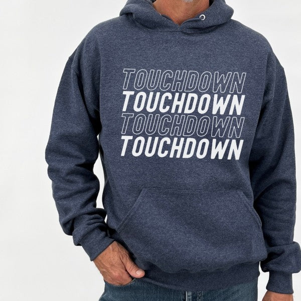 Men's Football Team Sport Touchdown Hooded Sweatshirt | Zarnesh