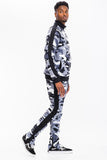 Men's Full Camo with Stripe Jacket and Pant Set | Zarnesh